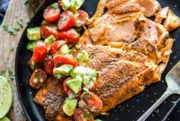 Spiced Mumbai Salmon with Avocado Salsa