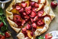 Sun-Kissed Strawberry-Peach Galette
