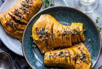 Dorothy Lynch Glazed Hasselback Butternut Squash
