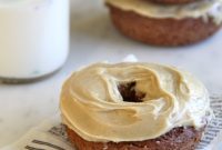 Baked Chocolate Doughnuts with Brown Sugar Glaze