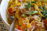 Foodie Fridays Saffron Shrimp and Chicken Fideos