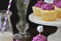 Classic Vanilla Cupcakes with Amethyst Buttercream