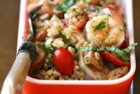Foodie Fridays: Farro Salad with Chicken Andouille and Grilled Shrimp