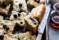 Blueberry Blood Orange Sheet Pan Pancakes