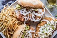 Chipotle Fried Chicken, Queso Fresco Sandwich