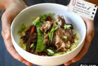Friday Night Garlic Soy Chicken Orzo Stir Fry