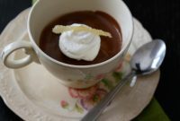 Ginger-Kissed Chocolate Pudding with Marshmallow Cloud