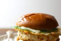 Chicken Caesar Burger with Parmesan Crisps