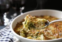 Gorgonzola Bacon Brussels Sprout Gratin
