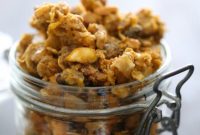 Spiced Chocolate Peanut Butter Pumpkin Granola