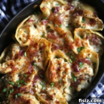 Cordon Bleu Shells with Prosciutto Crunch 2 Cordon Bleu Stuffed Shells with Crispy Prosciutto
