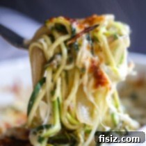 French Onion Zoodle Bake