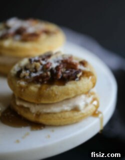 Carrot Cake Wafflewiches with Cinnamon Frosting 2 img 10523 5