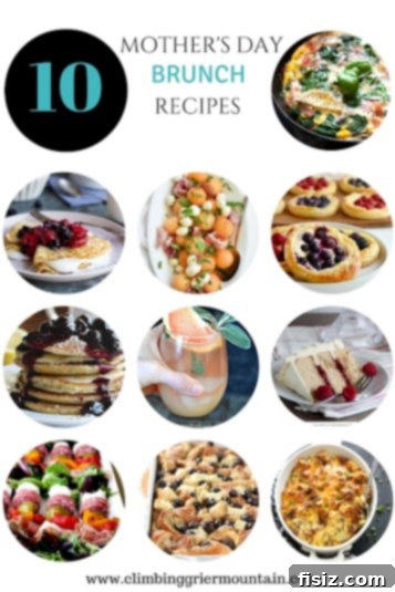 10 Delicious Mother's Day Brunch Recipes 2 Ten delightful Mother's Day Brunch Recipes including pancakes, casseroles, and cakes