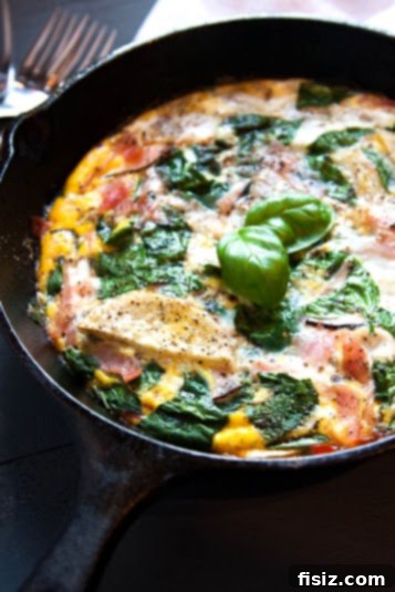 10 Delicious Mother's Day Brunch Recipes 3 Delicious Sweet Potato Spinach Frittata, a healthy and savory Mother's Day brunch recipe