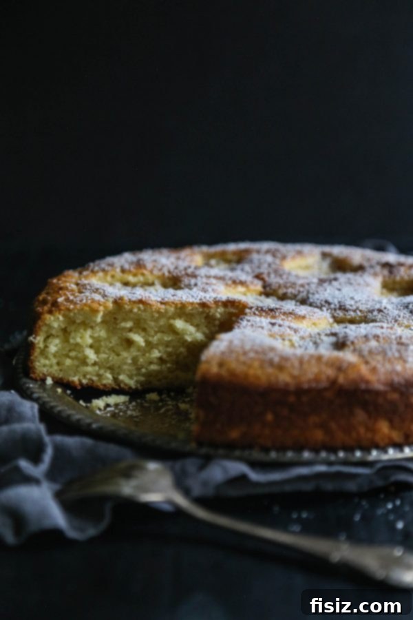 Tropical Grilled Pineapple Ricotta Cake 6 Overhead shot of Easy Grilled Pineapple Ricotta Cake with grilled pineapple topping