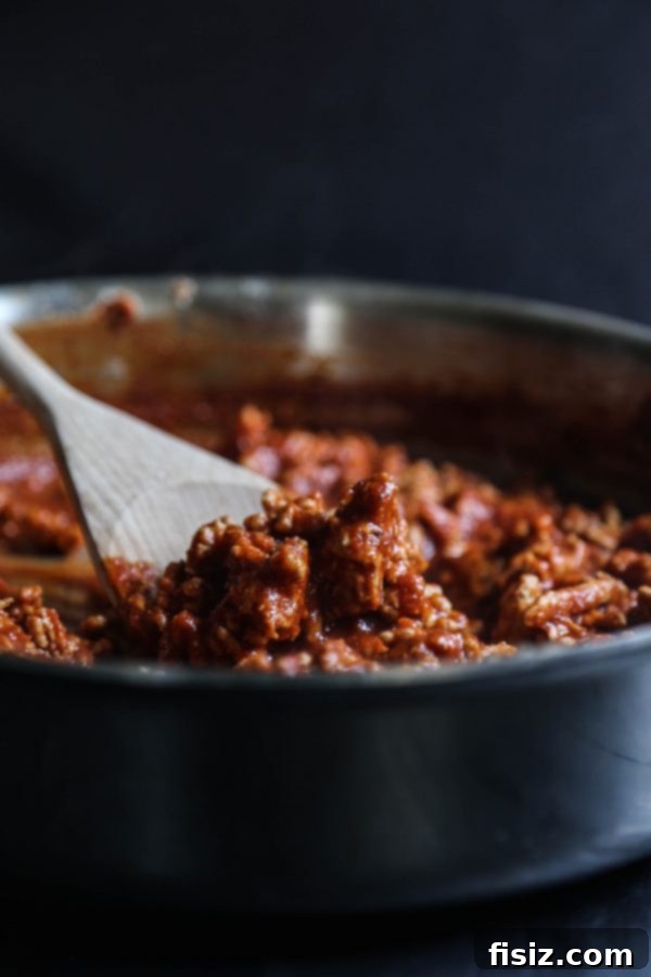 Preparing ingredients for the best Turkey Sloppy Joe Nachos