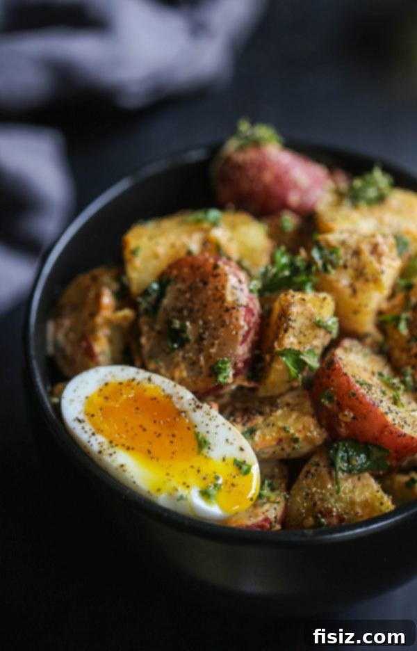 Sesame-Soy Potato Salad with Jammy Eggs 5 Seven Minute Egg: The Secret to a Perfectly Creamy and Flavorful Asian Potato Salad