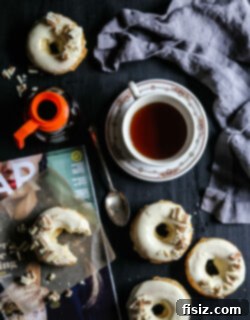Baked White Chocolate Doughnuts with Peanut Butter Crumble 6 img 21356 5