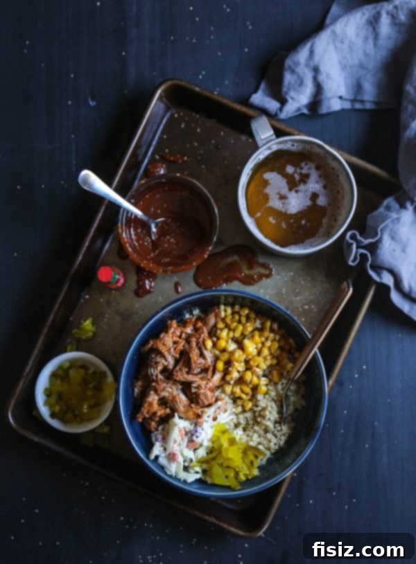 Assortment of vibrant toppings for a Korean BBQ Quinoa Bowl