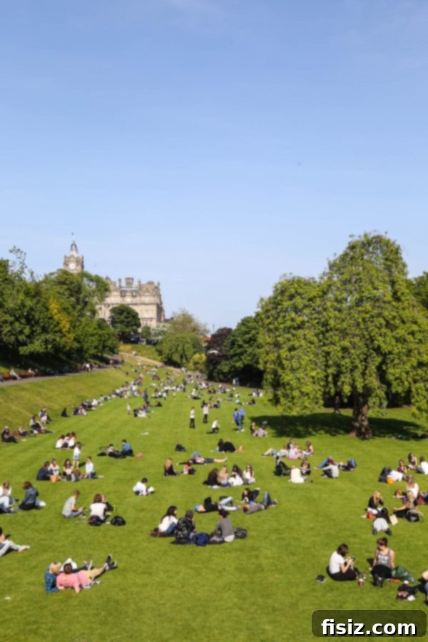 Edinburgh, Scotland: Unforgettable Stays, Delicious Eats, and Iconic Sights 17 Path winding through a colorful garden in Edinburgh