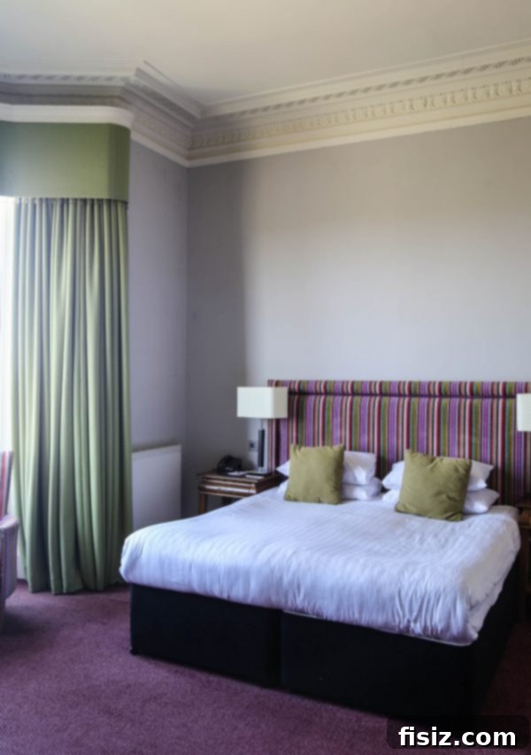 Edinburgh, Scotland: Unforgettable Stays, Delicious Eats, and Iconic Sights 6 Comfortable and stylish hotel room at The Bonham, Edinburgh