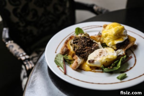 Edinburgh, Scotland: Unforgettable Stays, Delicious Eats, and Iconic Sights 10 Close-up of a perfectly poached egg and haggis on toast