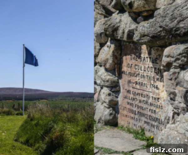 Inverness, Scotland: Sleep, Dine, Explore 11 Open field of Culloden Battlefield with memorial markers