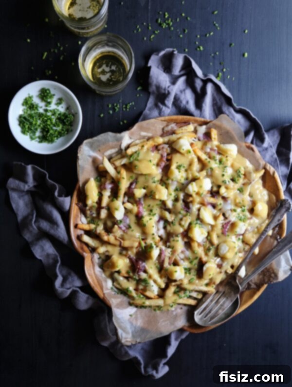 Aromatic Ginger Curry Poutine 2 Delicious Ginger Curry Poutine with crispy fries and cheese curds
