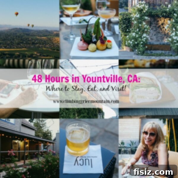 Yountville, CA: The heart of Napa Valley with vineyards and gourmet dining options.
