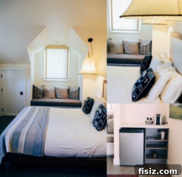 Lavender Inn Yountville - cozy bedroom with king bed