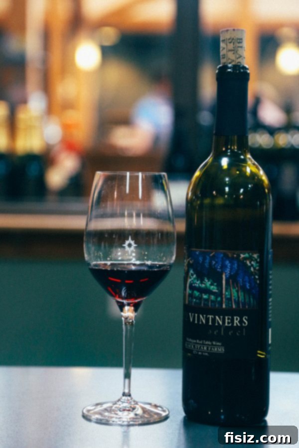 Traverse City, Michigan: Your Ultimate Guide to Stays, Bites, and Sights 11 Interior of Black Star Farms, showcasing their elegant wine tasting room