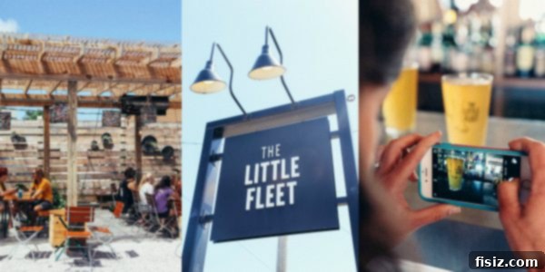 Traverse City, Michigan: Your Ultimate Guide to Stays, Bites, and Sights 20 The vibrant atmosphere of The Little Fleet Food Truck Park with various food trucks and seating