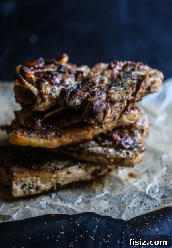 Mediterranean Grilled Lamb Souvlaki Bowls 4 High-quality Superior Farms lamb steaks marinating in a citrus-herb blend, ready for grilling.