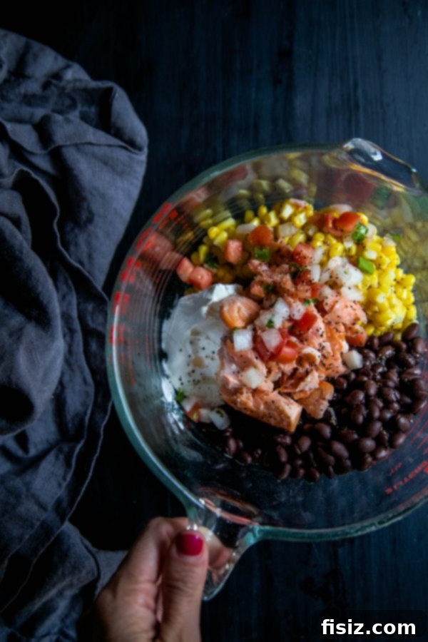 Coho Enchilada Tower 4 Coho Salmon Enchiladas - A Healthy Seafood Dinner