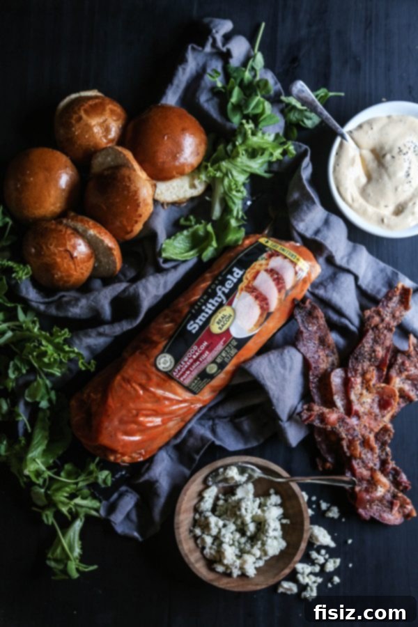 Applewood Smoked Pork Sliders with Creamy Pumpkin Aioli 3 fall food spread featuring applewood bacon pork loin sliders
