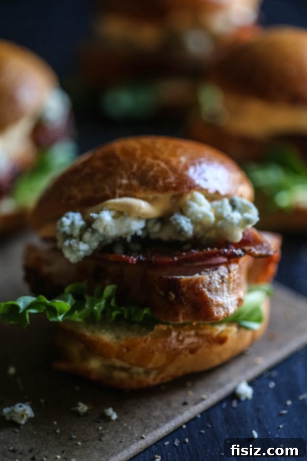 Applewood Smoked Pork Sliders with Creamy Pumpkin Aioli 5 cooking applewood bacon pork loin for sliders