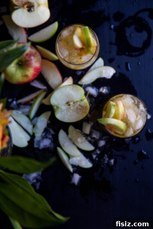 Sparkling Apple Kombucha Sangria 5 Making Kombucha Apple Sangria Step-by-Step