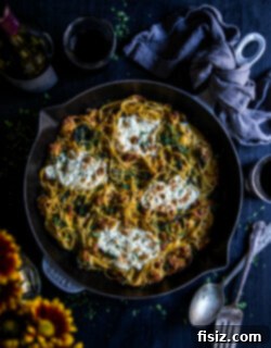 Decadent Four Cheese Pumpkin Spaghetti Pie 7 img 22059 6