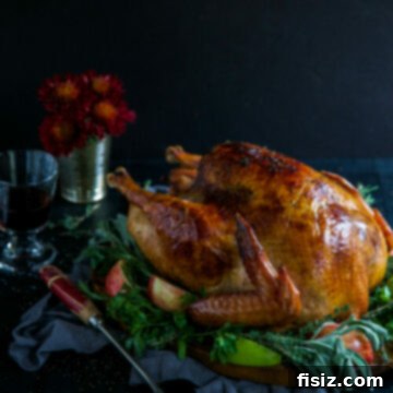 Golden Apple Cider Turkey with Aromatic Herb Butter 8 Apple Cider-Glazed Roasted Turkey with Herbed Butter