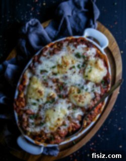 Creamy Butternut Squash Bolognese Pasta Bake with Melted Brie 8 img 22277 7
