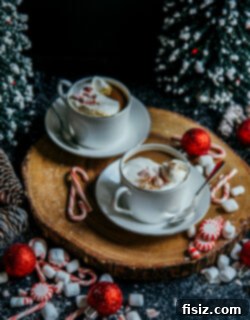 Frosted Mint Delight 7 A beautifully styled Peppermint White Chocolate Latte with garnish, ready to serve.