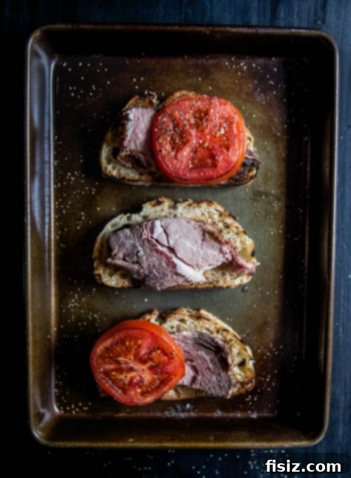 Prime Rib Hot Brown Egg Melts 4 Cozy holiday setting, perhaps a home interior during Christmas