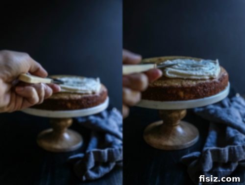 Chai-Spiced Banana Bliss Cake 3 Closeup of moist banana cake texture