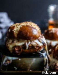 Pub Style Pulled Pork Sliders with Tangy Beer Cheese 8 Recipe image for Oven Baked Pulled Pork Sliders
