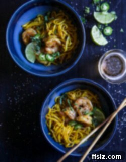 Aromatic Ginger-Garlic Shrimp and Turmeric Noodles 6 img 22553 5