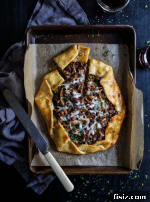 Turkish Lamb Galette: A Rustic Savory Tart