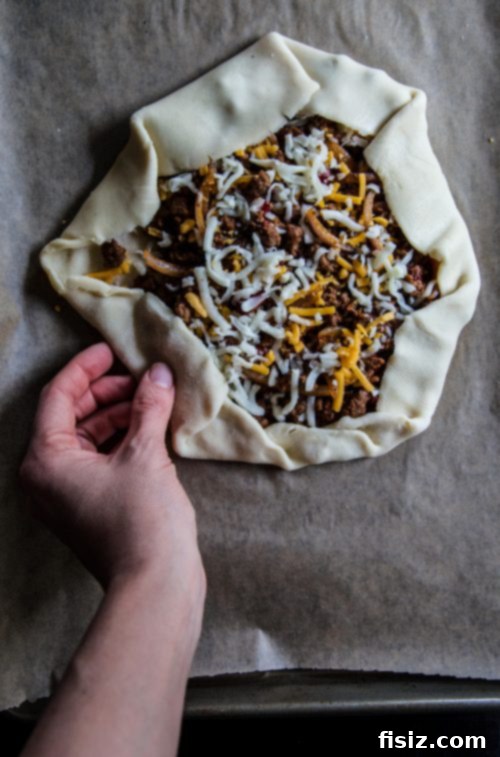 Turkish Lamb Galette Ingredients Ready to Assemble