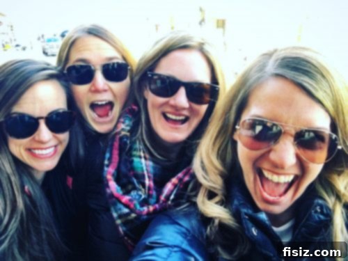 Solitude Mountain Resort Girls Ski Adventure 22 Friends celebrating their ski trip at Solitude Mountain Resort