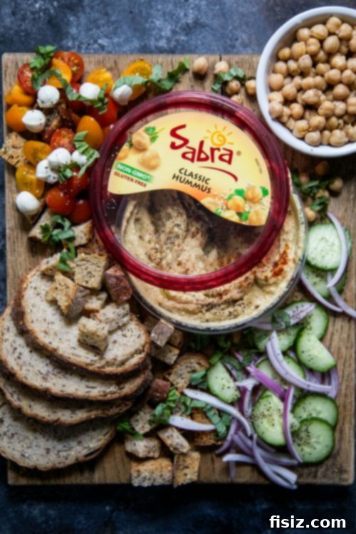 Mediterranean Bread Salad with Hummus Tang 3 Fresh Ingredients for Chickpea Panzanella